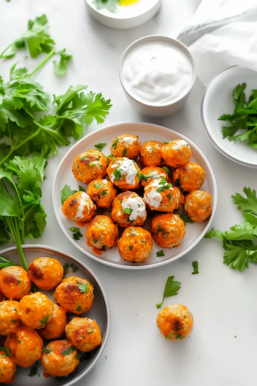 Buffalo Chicken Meatballs