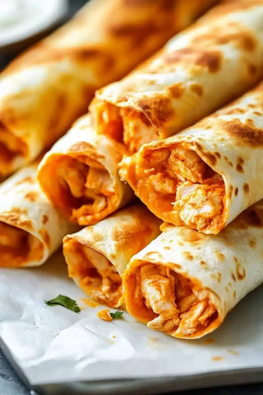 Buffalo Chicken Taquitos