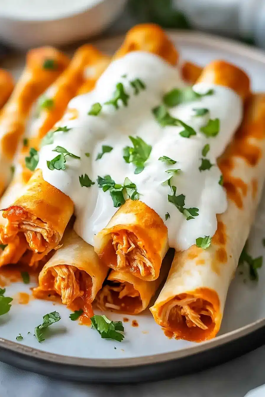 Buffalo Chicken Taquitos