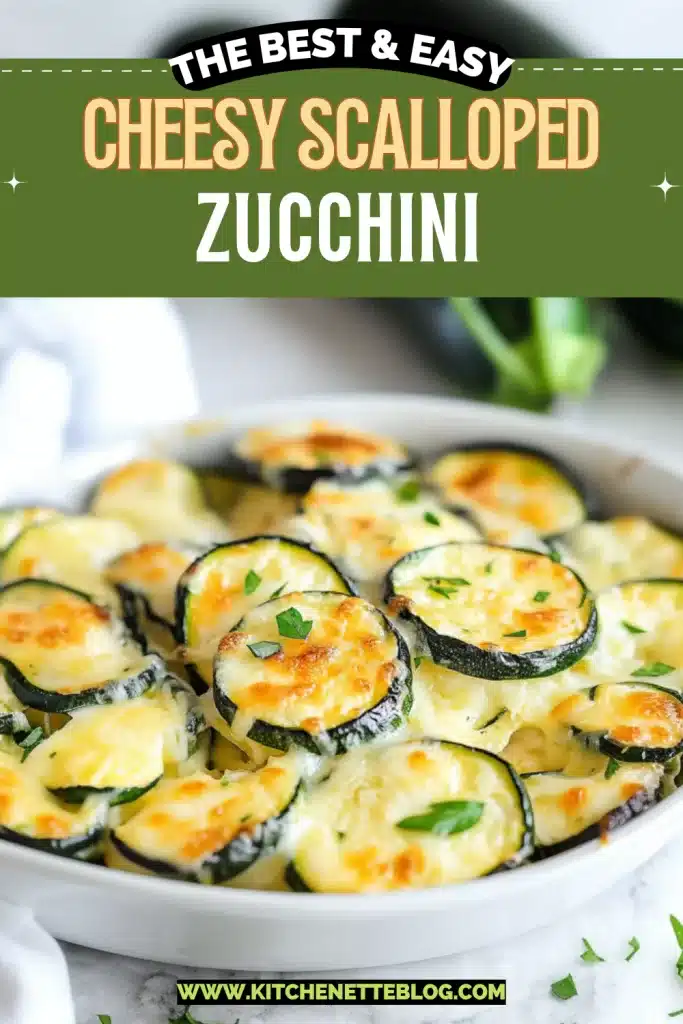 Cheesy Scalloped Zucchini