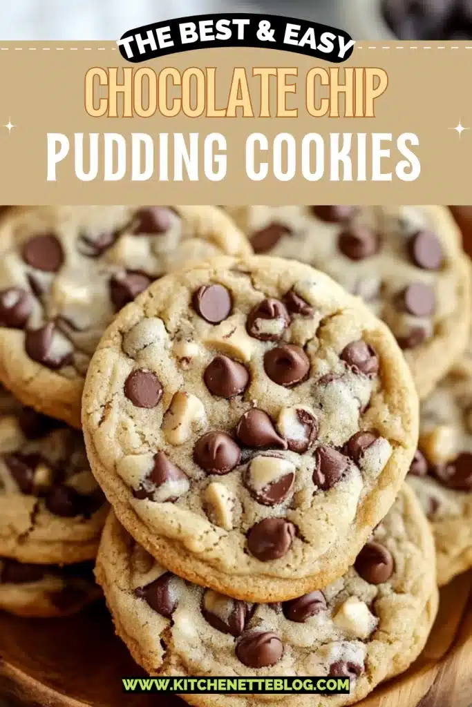 Chocolate Chip Pudding Cookies