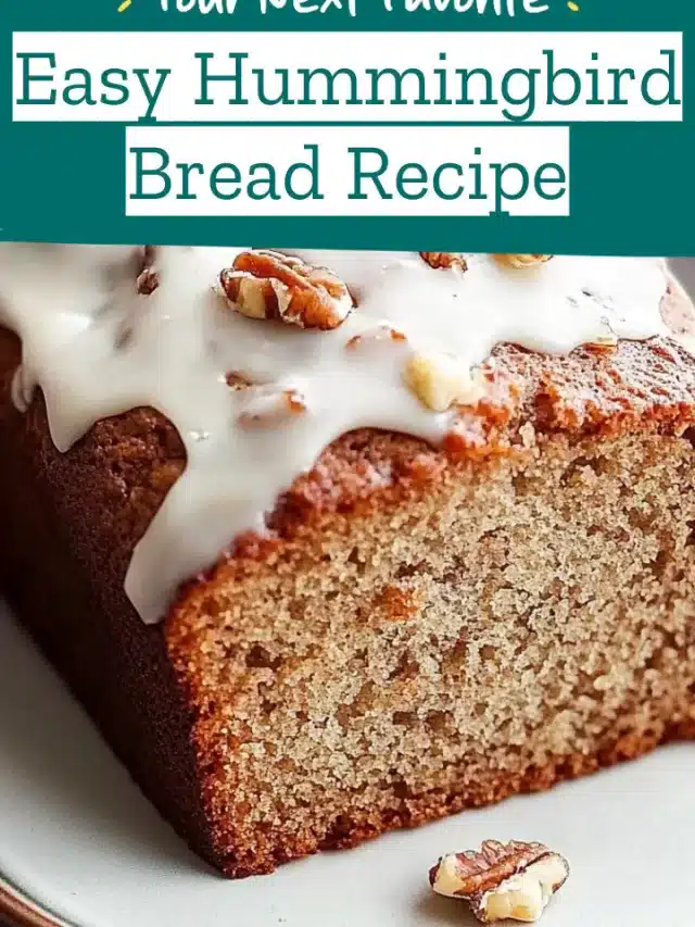 Easy Hummingbird Bread Recipe