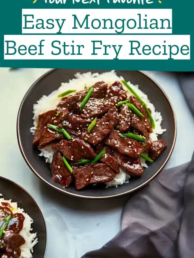 Easy Mongolian Beef Stir Fry Recipe