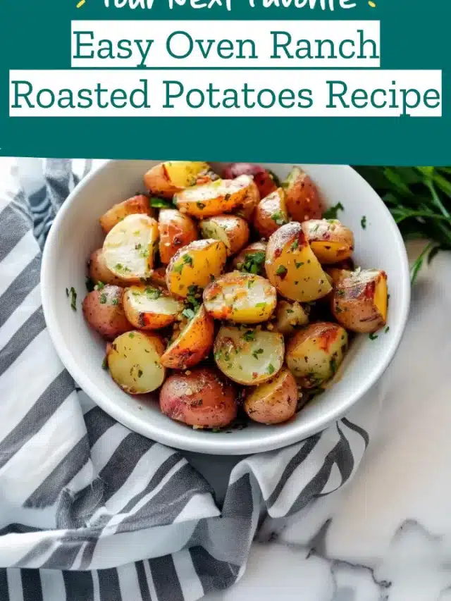 Easy Oven Ranch Roasted Potatoes Recipe