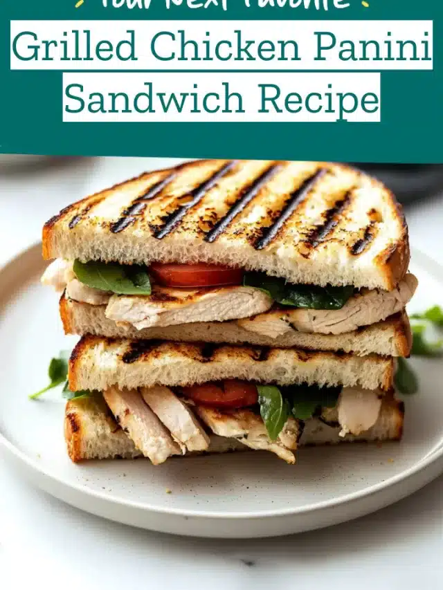 Grilled Chicken Panini Sandwich Recipe