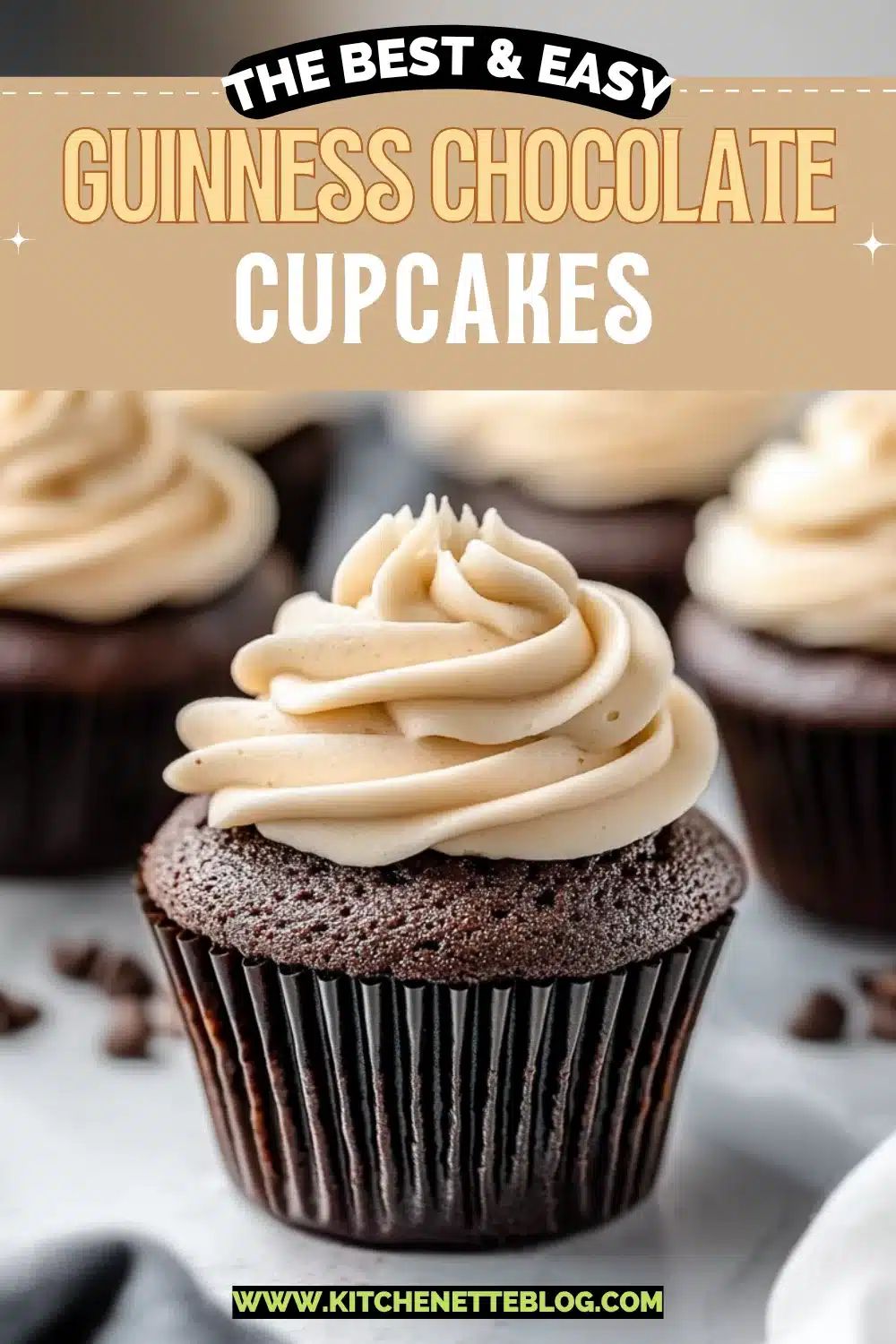 Guinness Chocolate Cupcakes