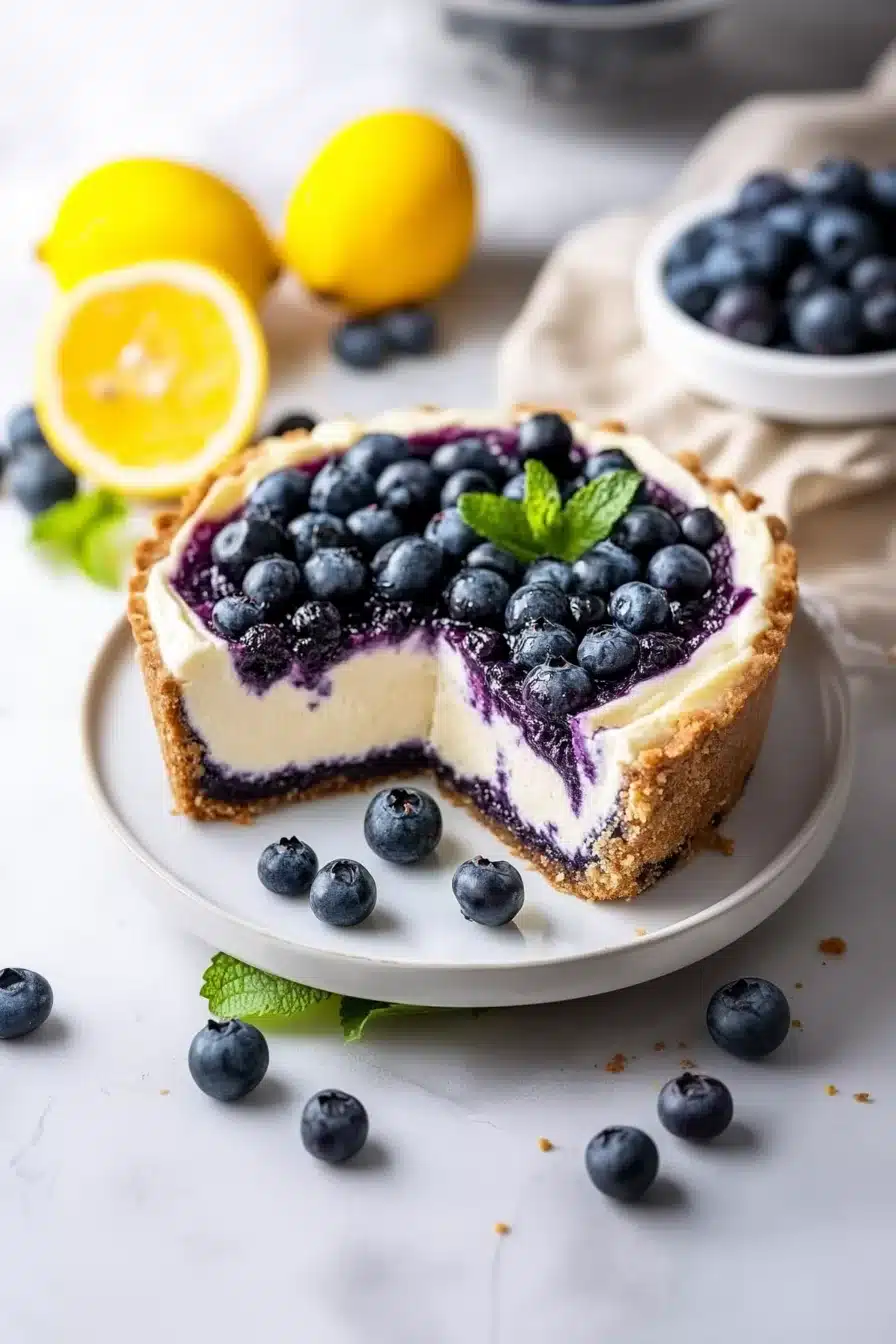 Lemon Blueberry Cheesecake