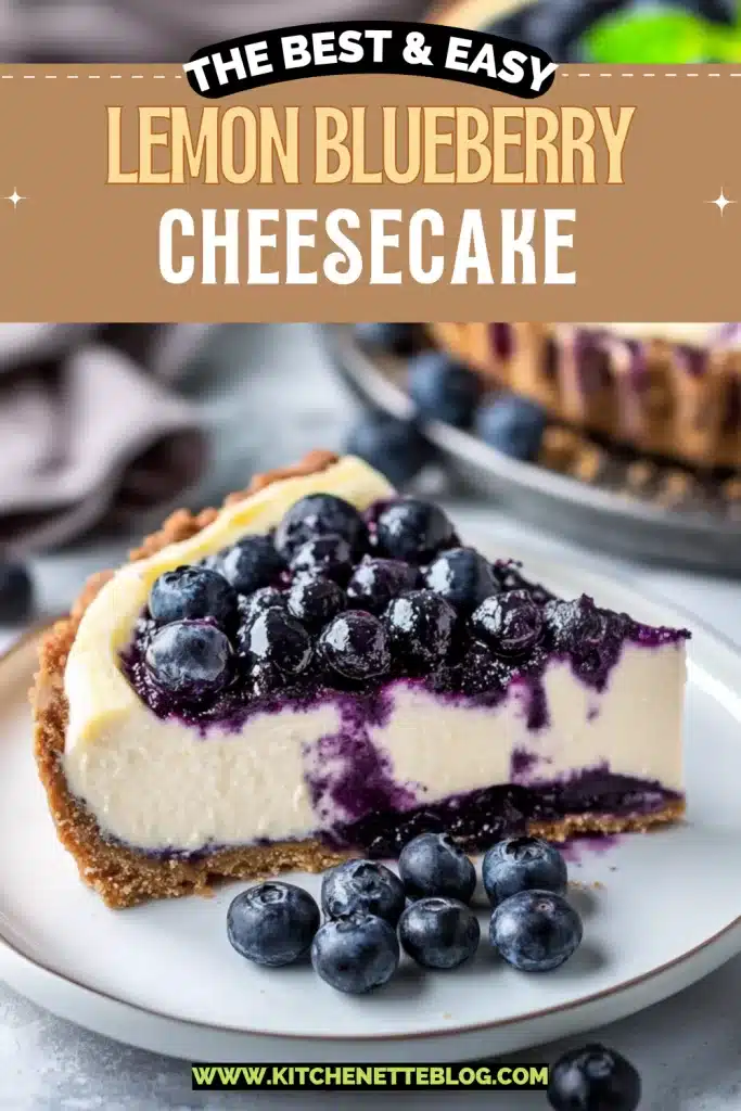Lemon Blueberry Cheesecake