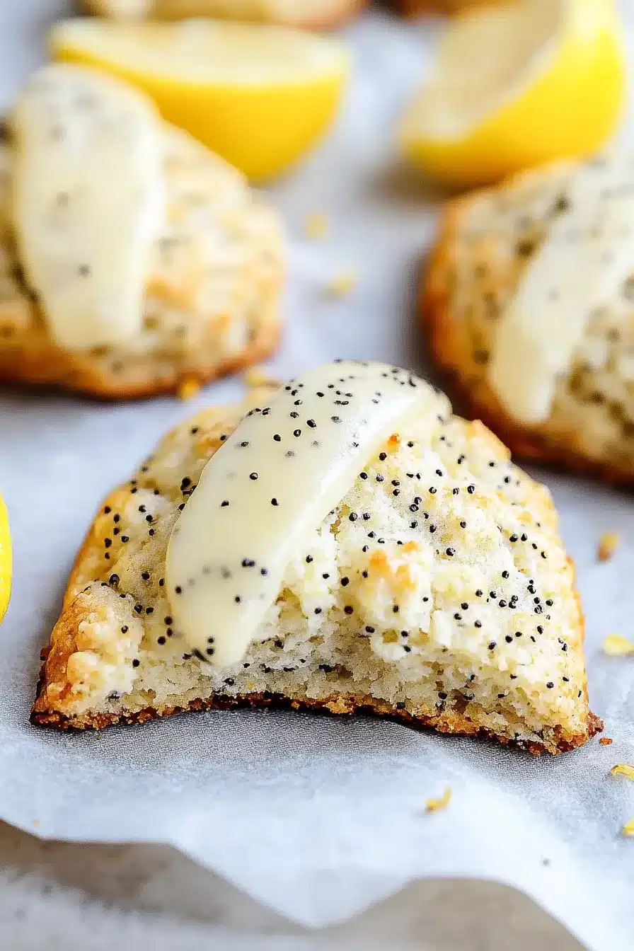 Lemon Poppyseed Scones
