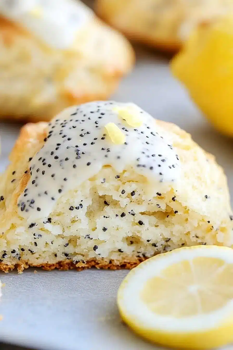 Lemon Poppyseed Scones