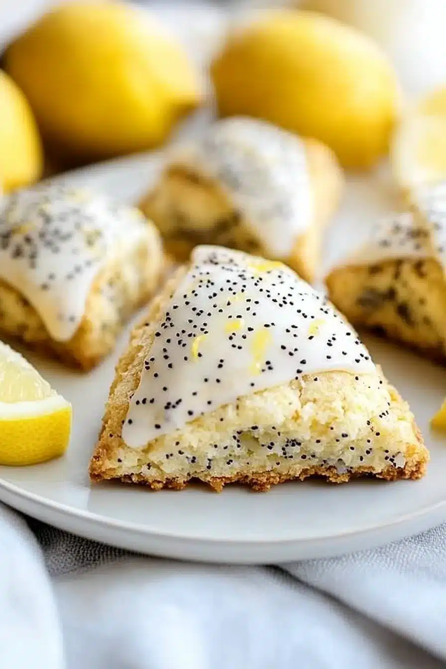 Lemon Poppyseed Scones