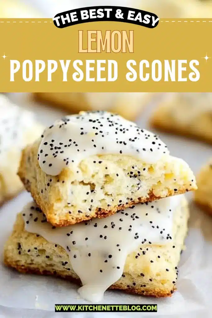 Lemon Poppyseed Scones