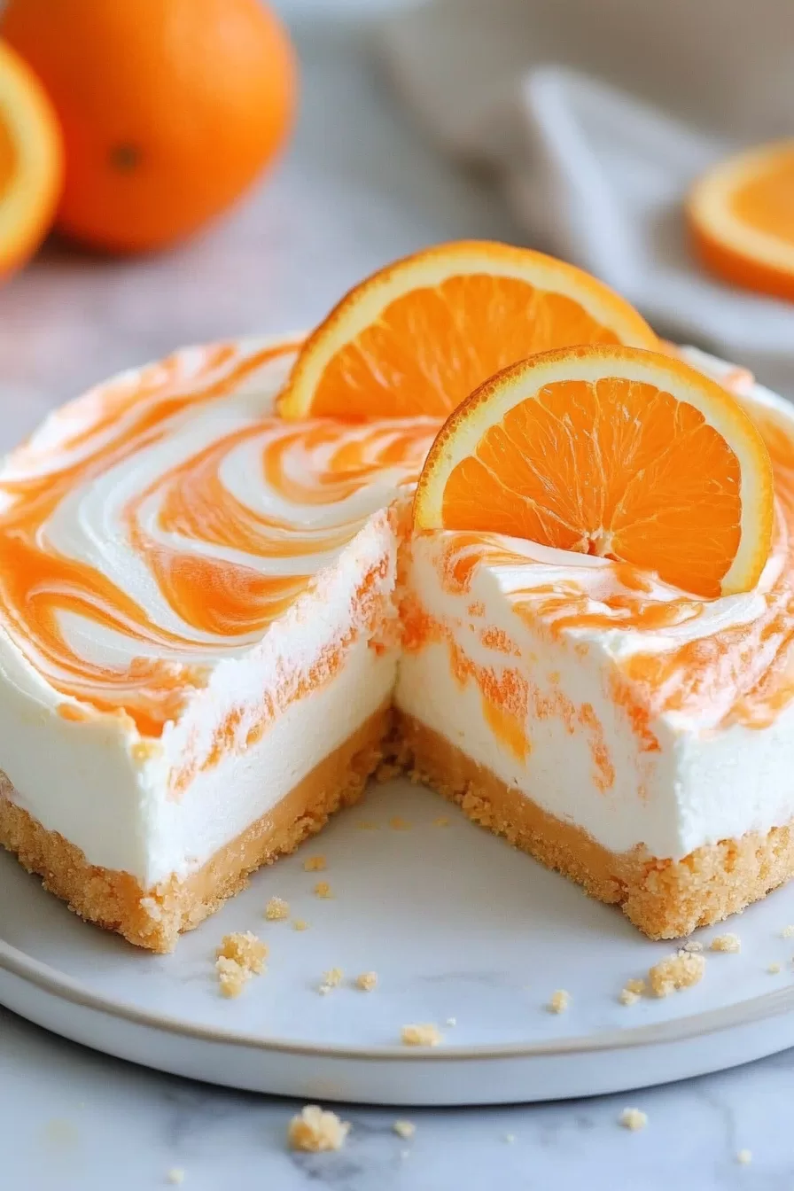 Orange Creamsicle Cheesecake