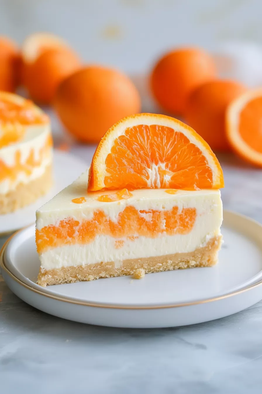 Orange Creamsicle Cheesecake