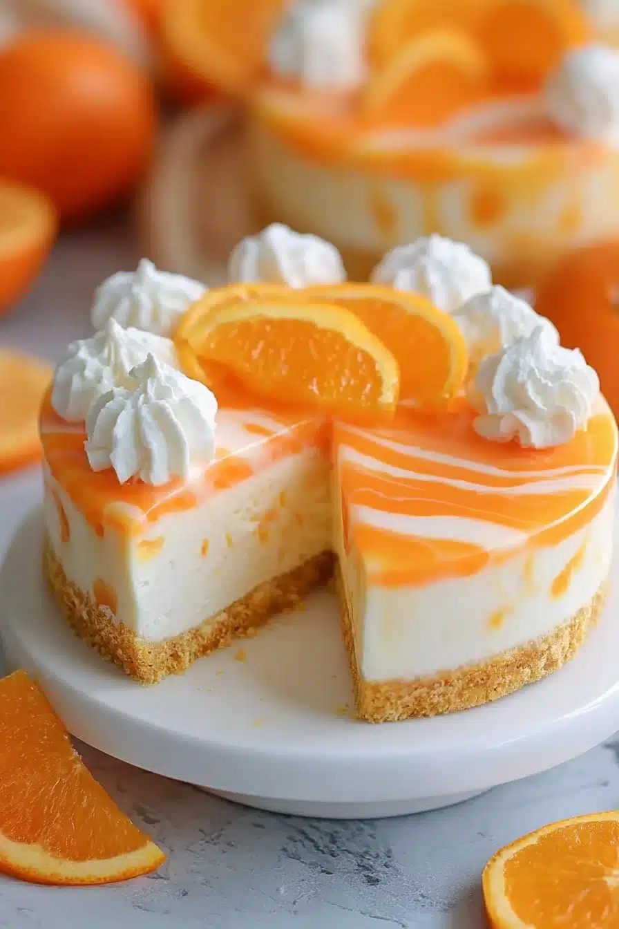 Orange Creamsicle Cheesecake