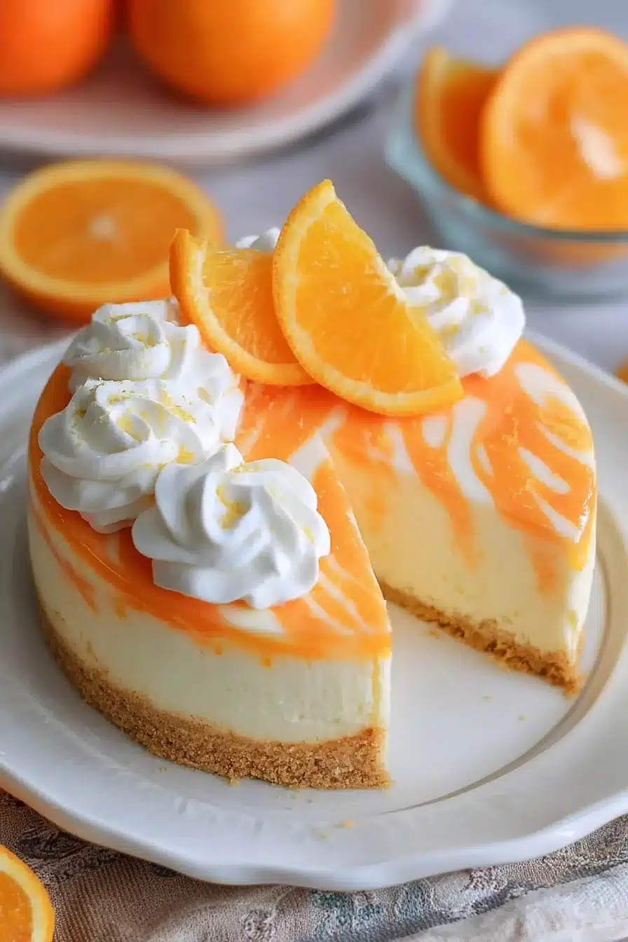 Orange Creamsicle Cheesecake