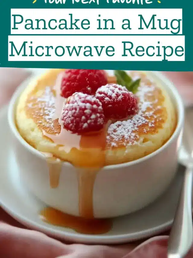Pancake in a Mug Microwave Recipe