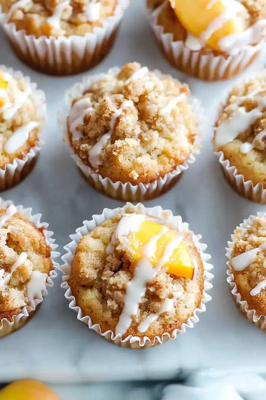 Peach Streusel Muffins
