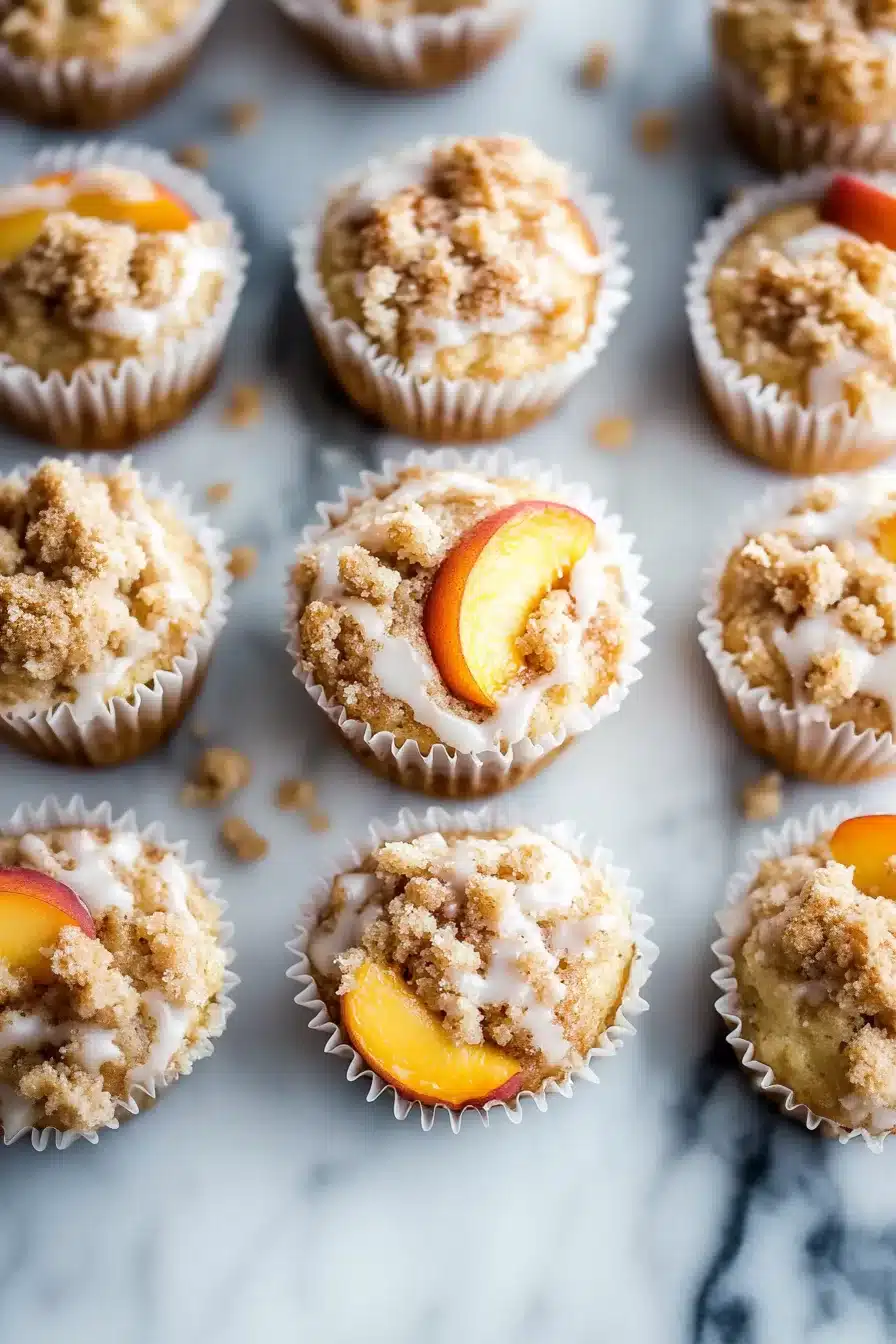 Peach Streusel Muffins