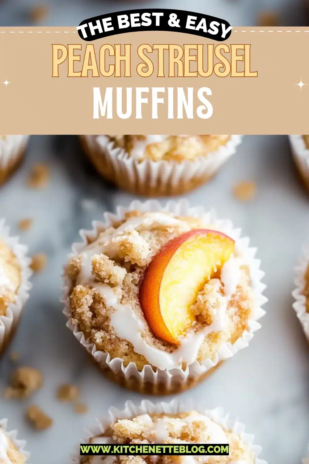 Peach Streusel Muffins