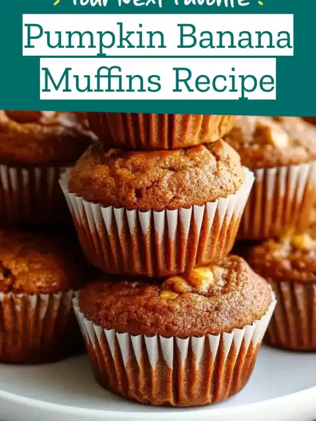 Pumpkin Banana Muffins Recipe