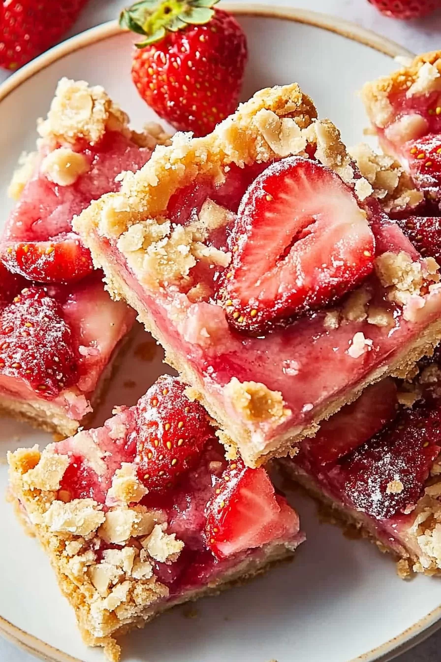 Strawberry Pie Bars