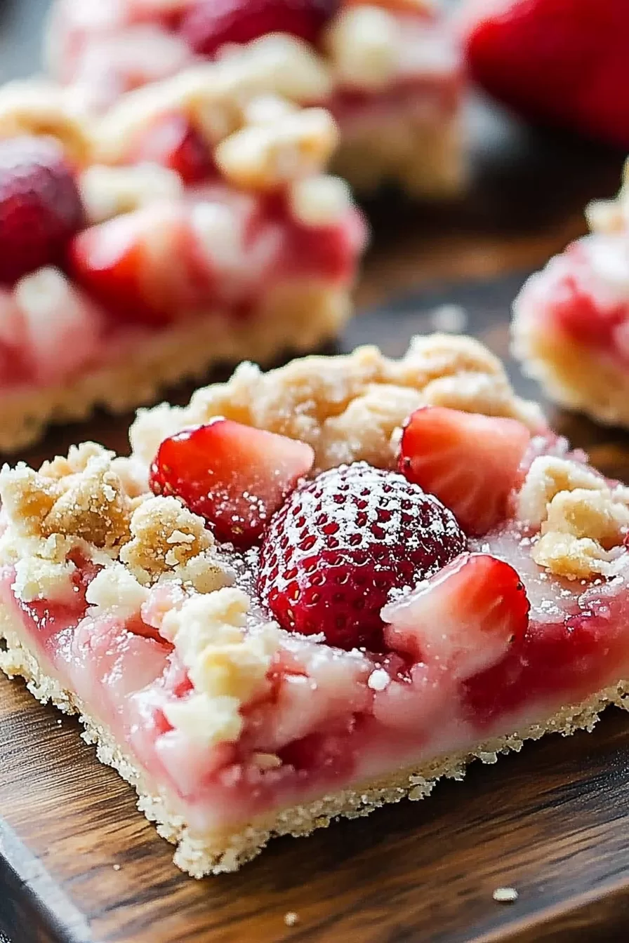 Strawberry Pie Bars