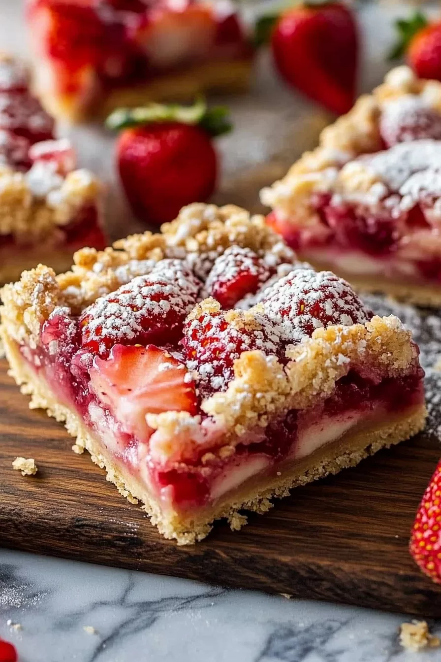Strawberry Pie Bars