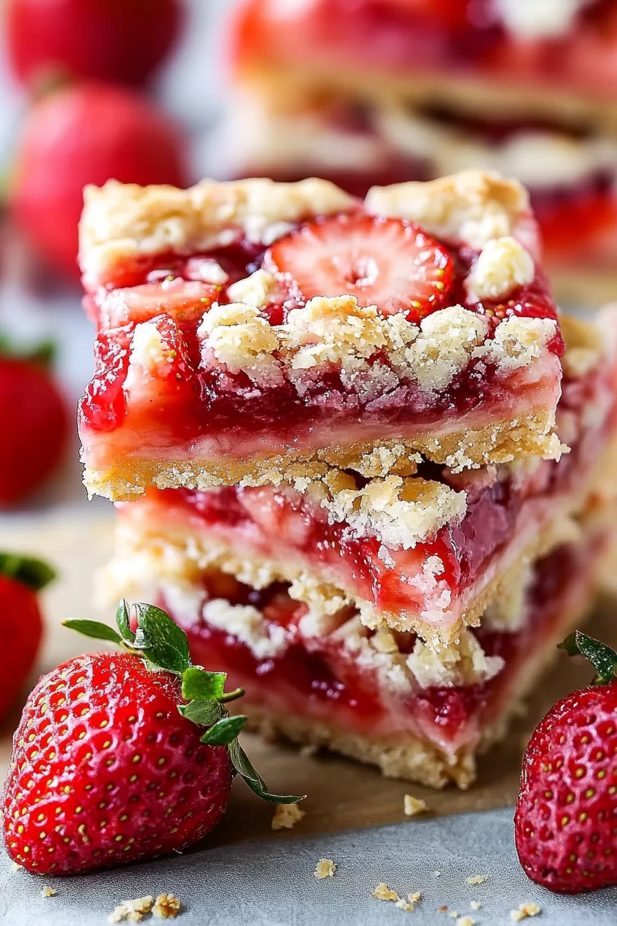 Strawberry Pie Bars