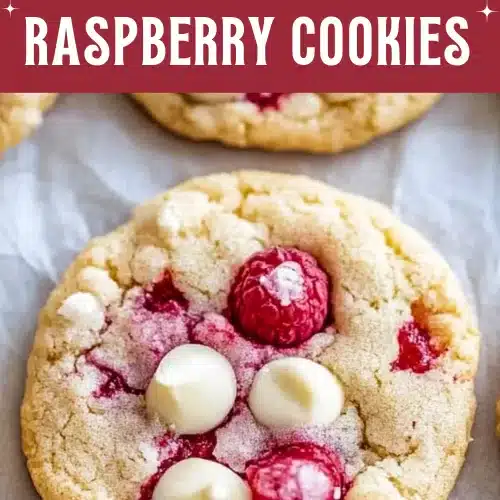 White Chocolate Raspberry Cookies