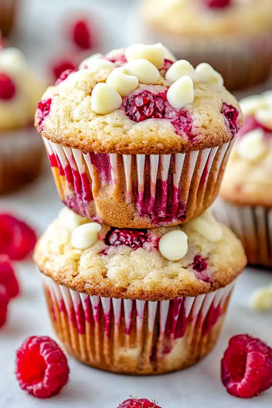 White Chocolate Raspberry Muffins
