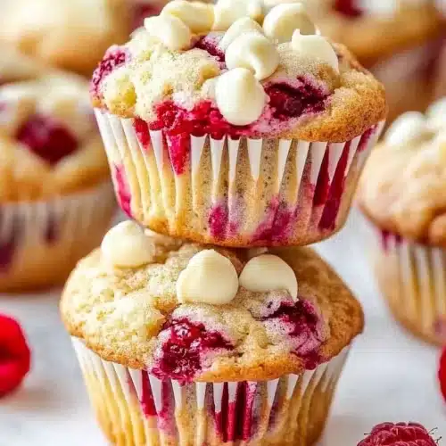 White Chocolate Raspberry Muffins